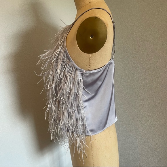 Lucy Paris- NWT SZ S Gray Light As A Feather Tank Top - Picture 6 of 7